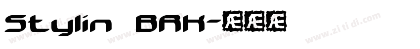 Stylin BRK字体转换
